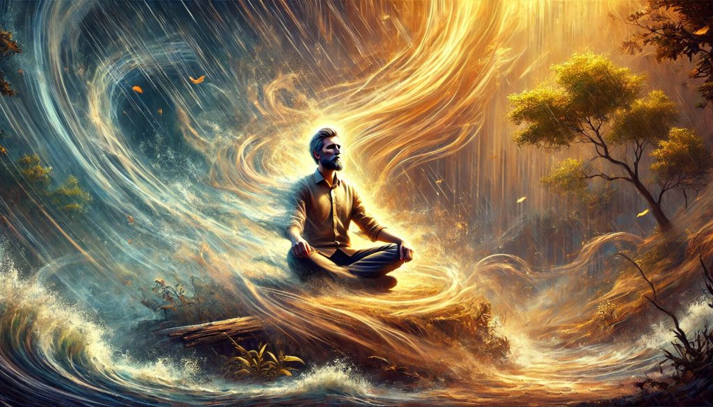 a soul-centered perspective can provide the strength and fortitude to stay calm in the midst of chaos, holding space for oneself and the world, not falling into panic